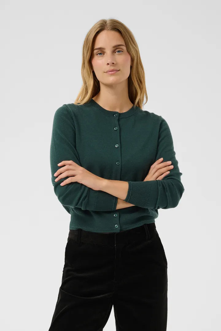 Noelani Cardigan- FOREST GREEN