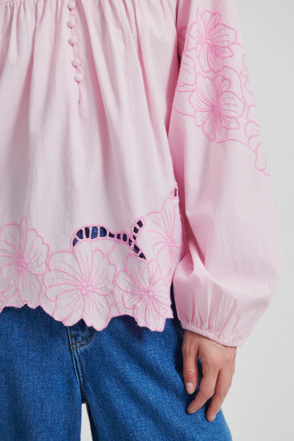 Elinor Blouse- LILAC CHIFFON