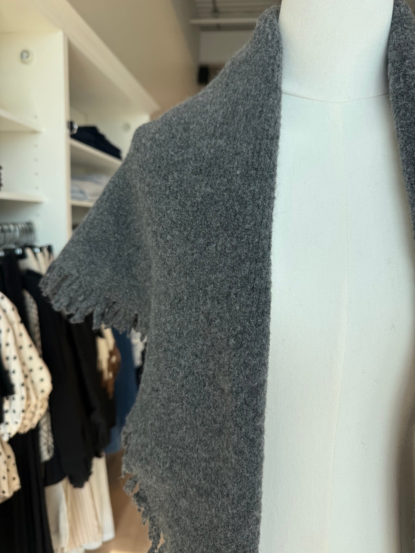 Addie Scarf- CHARCOAL GREY
