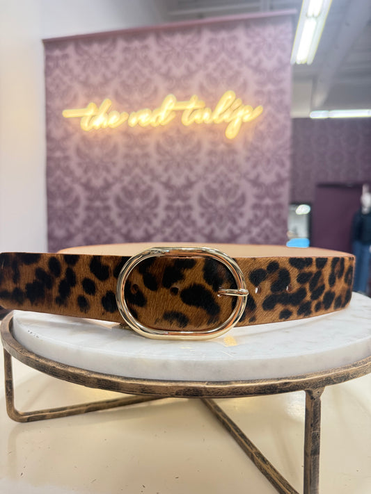 Medora Belt- Persian Leopard