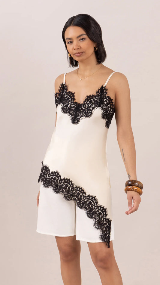 Blake Lace Camisole- CREAM