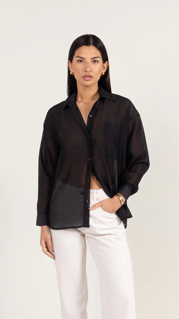 Ines Shirt- BLACK