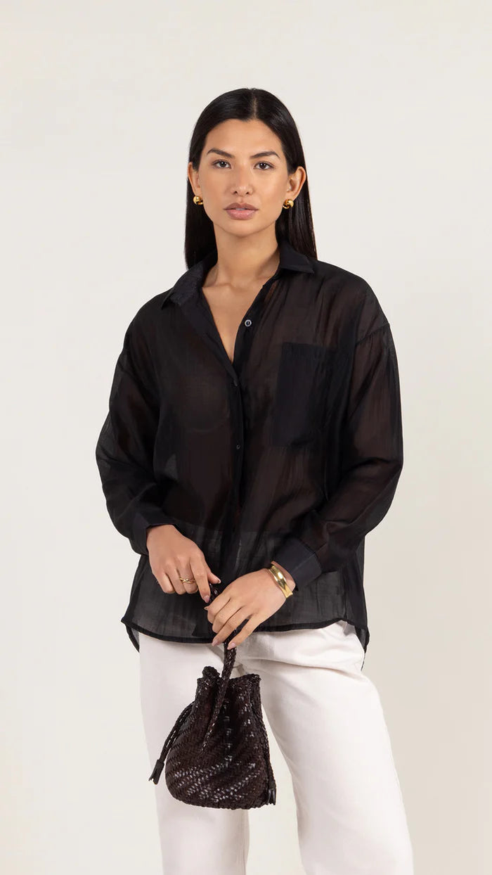 Ines Shirt- BLACK