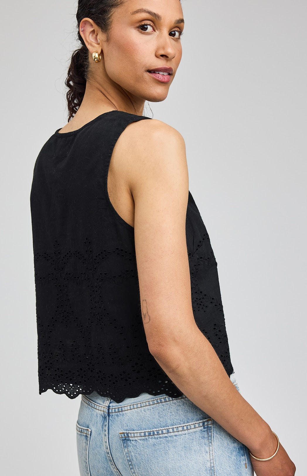 The Rhea Top- BLACK