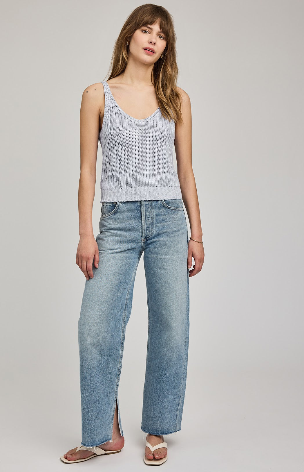 Lizzie Tank- CHAMBRAY