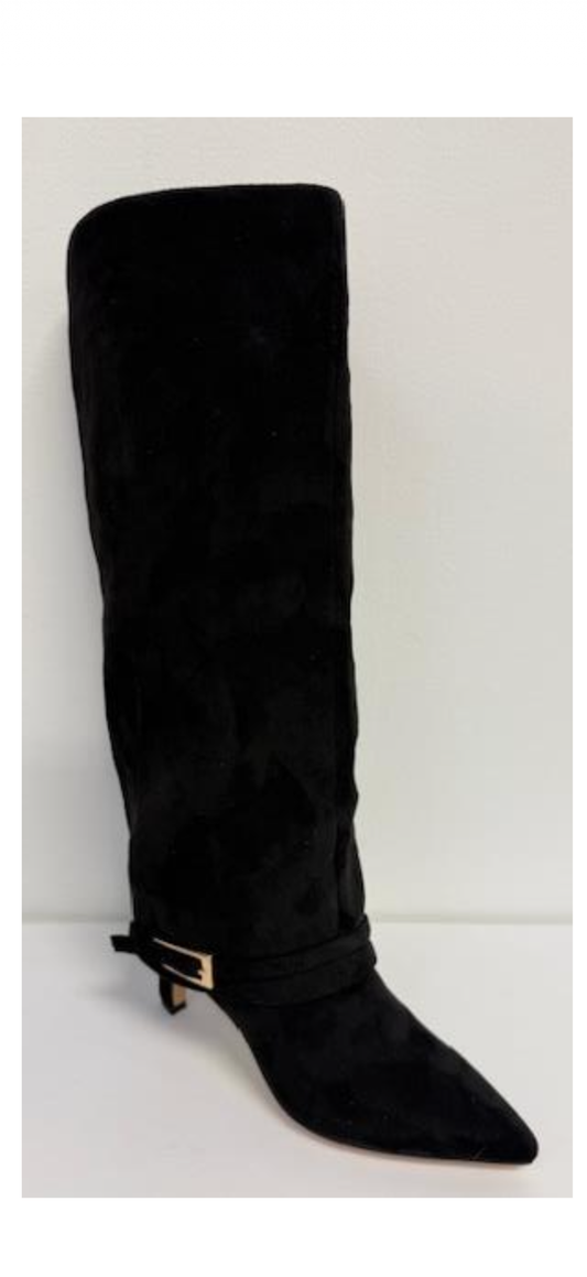 Clara Knee High Faux Suede Boot