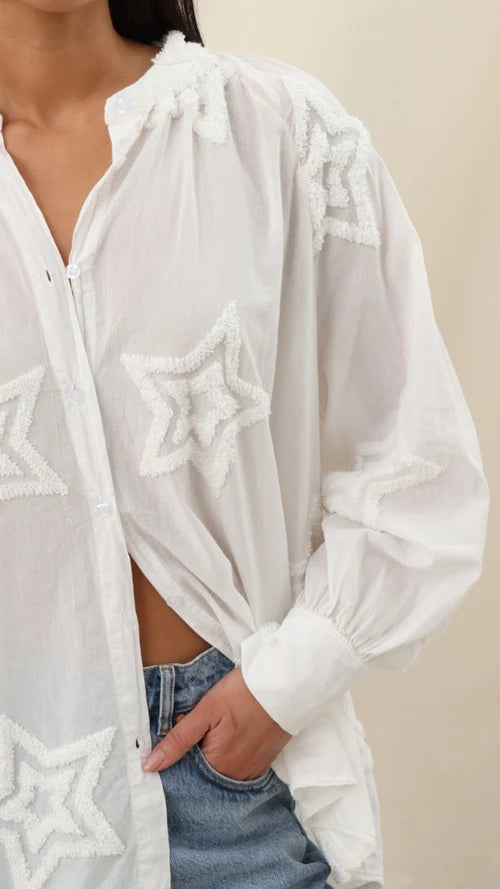 The Estelle Shirt- WHITE