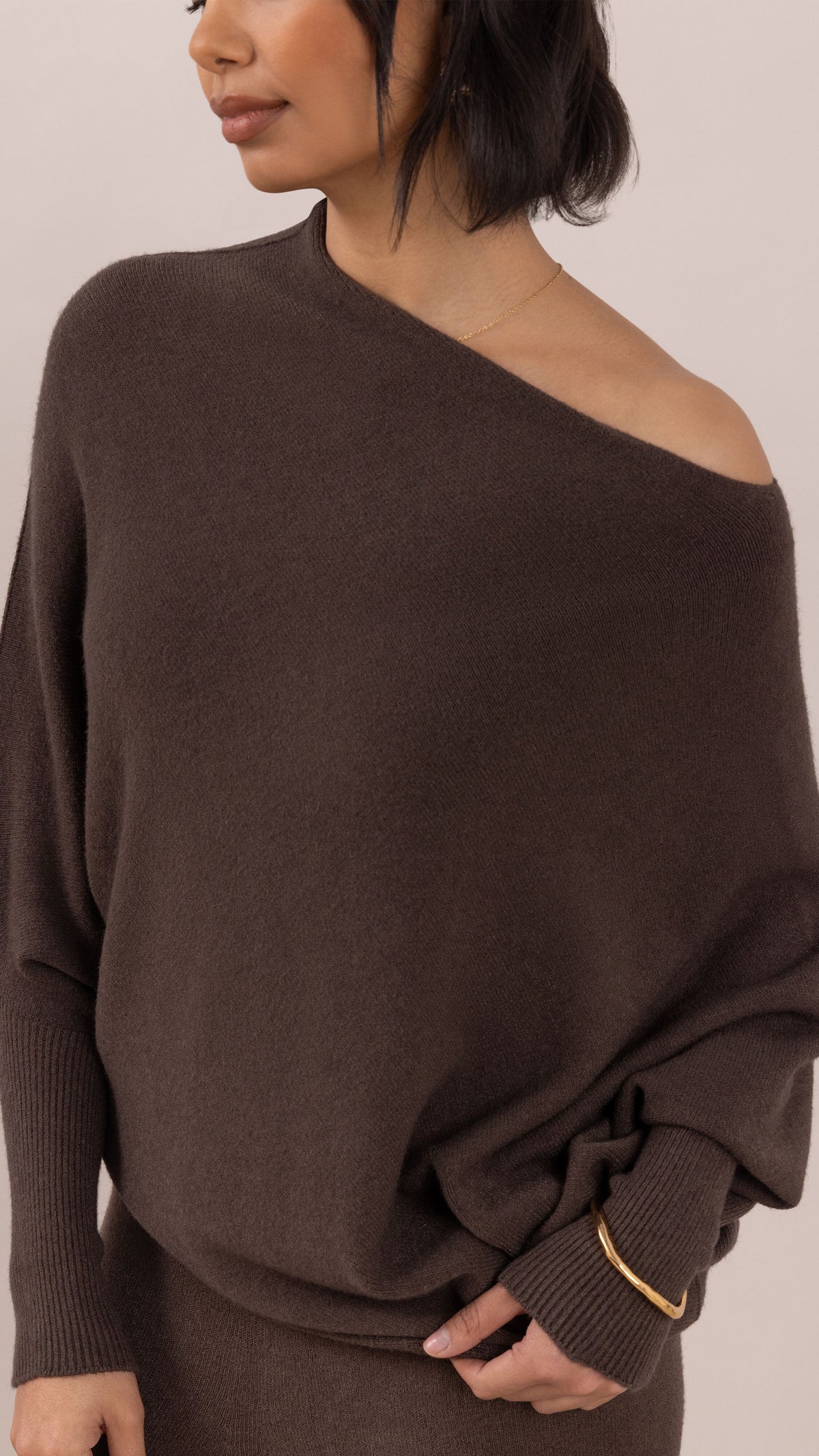 Natalie Sweater- DEEP ESPRESSO