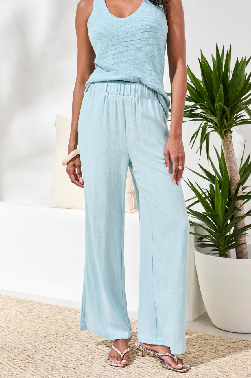 The Bryce Pant- Aqua