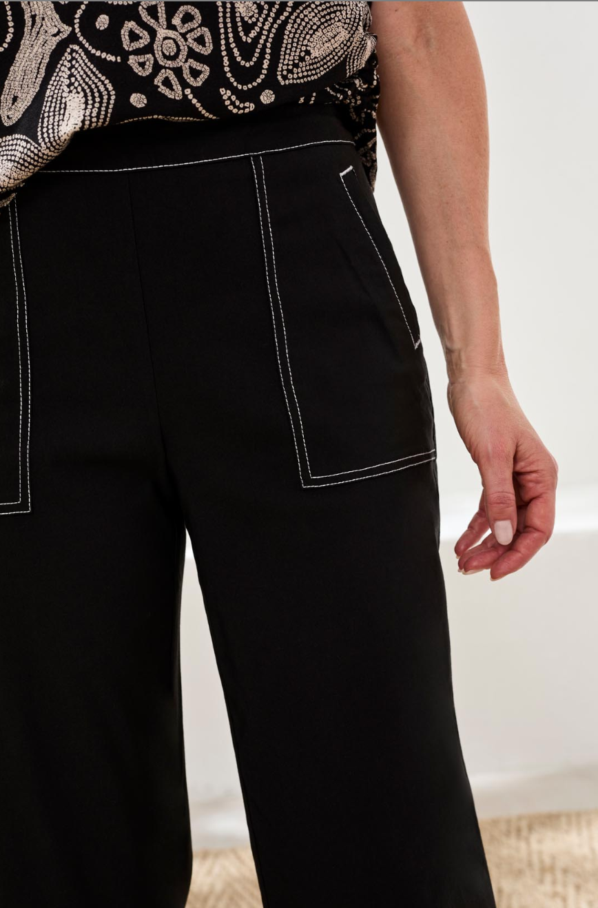 The Donna Contrast Stitch Pant