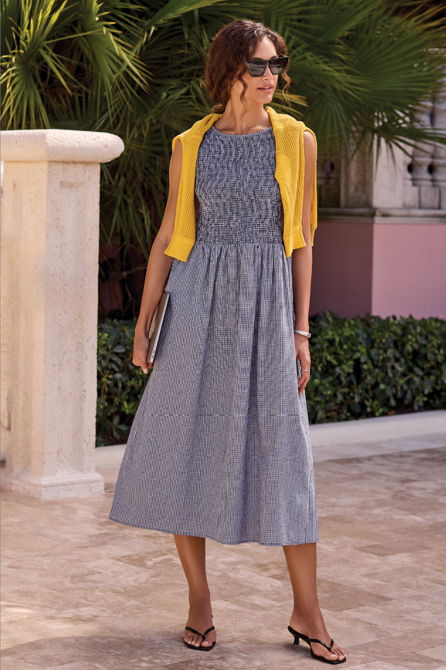 Celine Gingham Dress