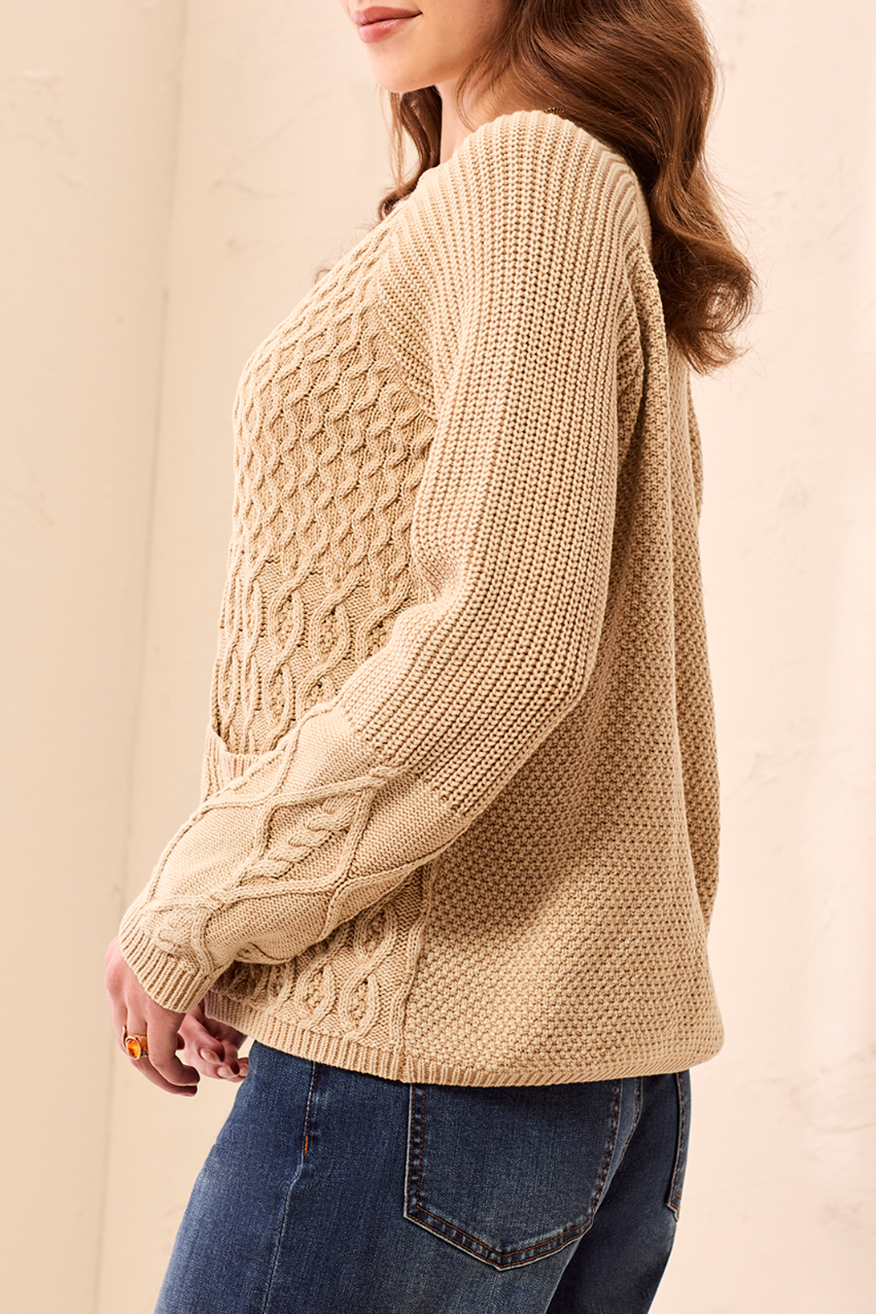 Perrie Cableknit Cardigan