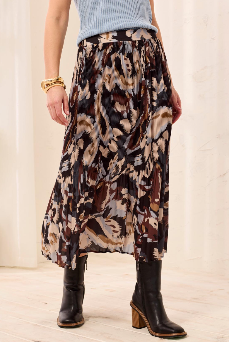 Lacey Plisse Skirt