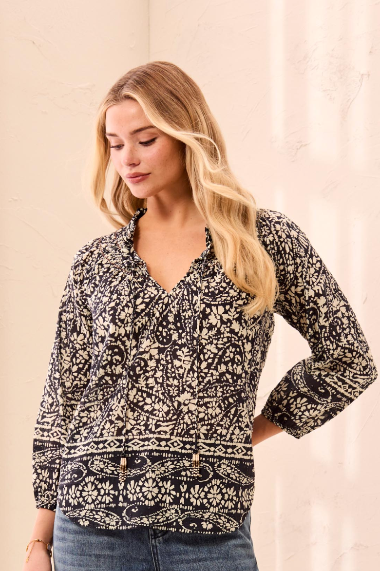 Calina Tassel Blouse