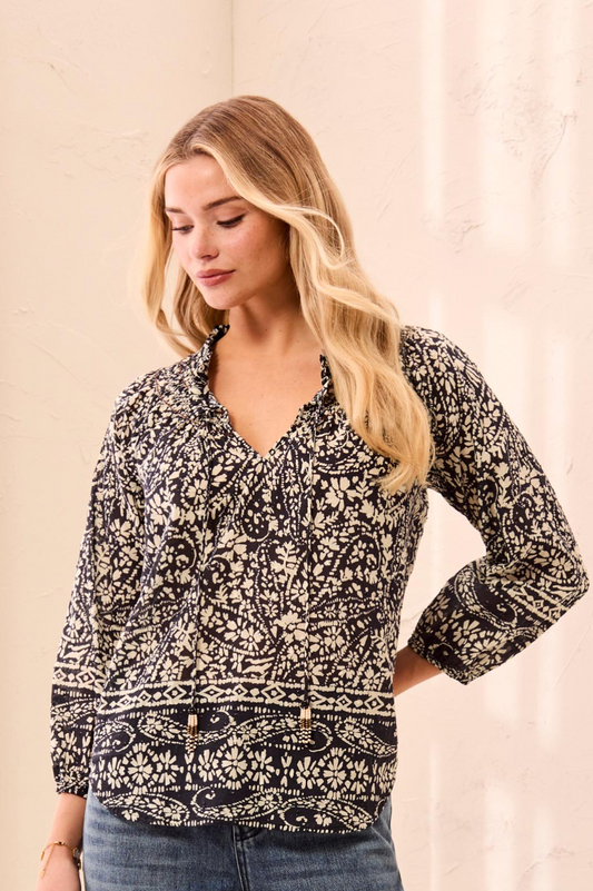 Calina Tassel Blouse