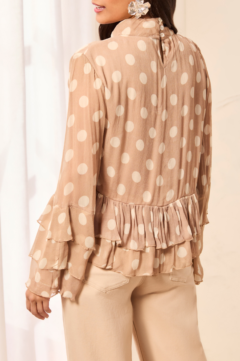 Miley Polka Dot Blouse