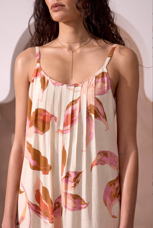 Savannah Wide Leg Linen Jumpsuit