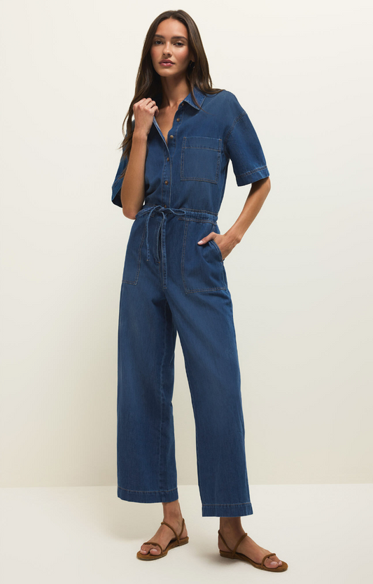 Elise Denim Jumpsuit