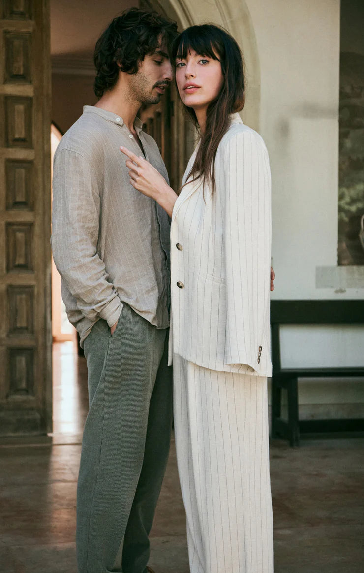 Livingston Pinstripe Blazer