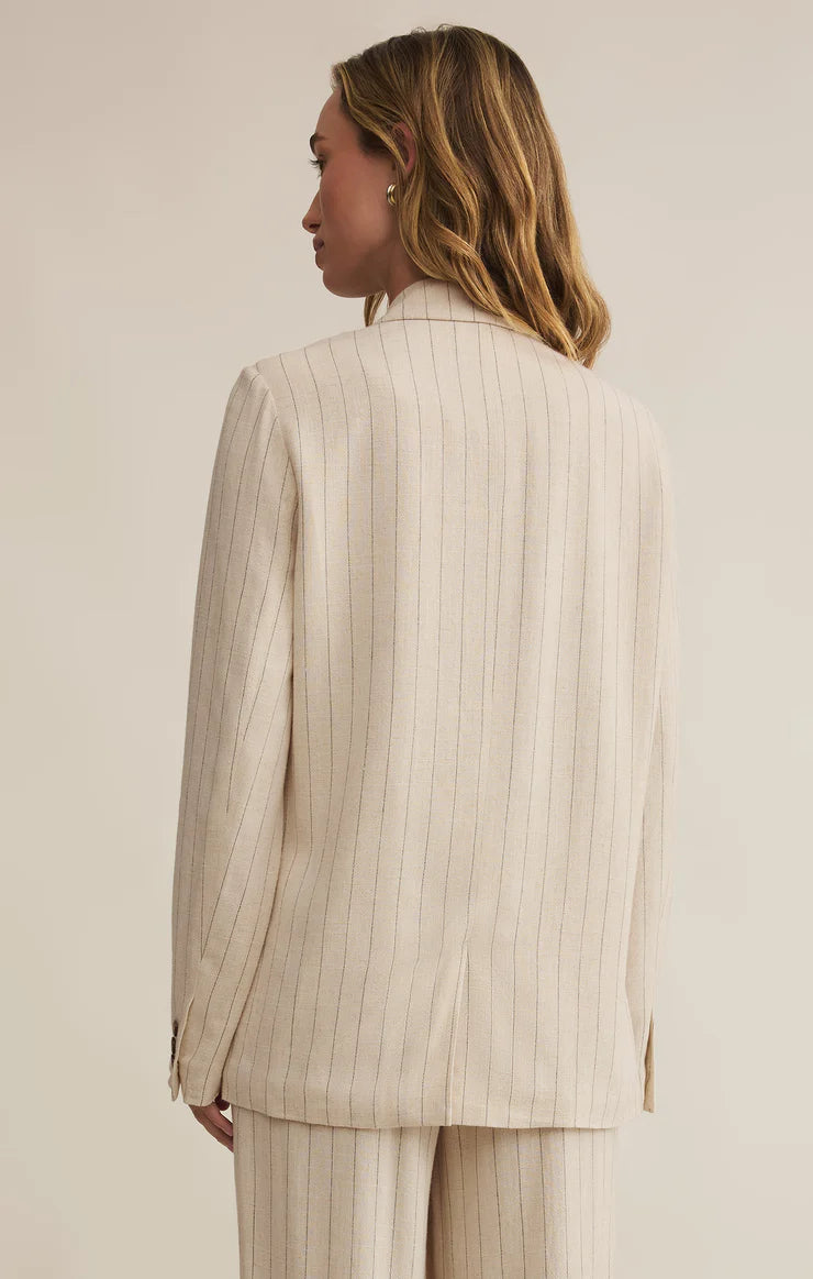 Livingston Pinstripe Blazer