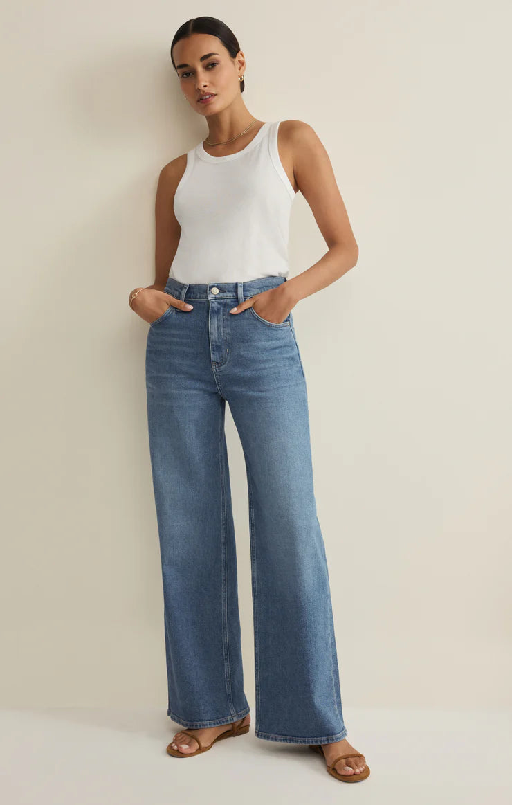 Nova Crop Wide Jean- FRESCA