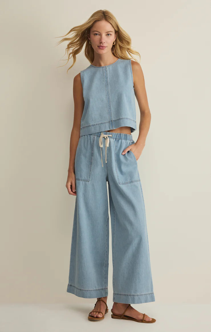 Daycation Denim Pant- COASTAL