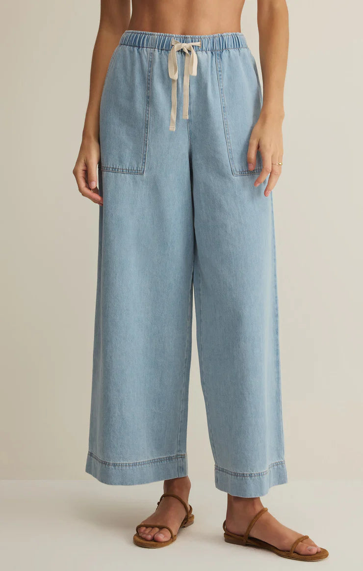 Daycation Denim Pant- COASTAL