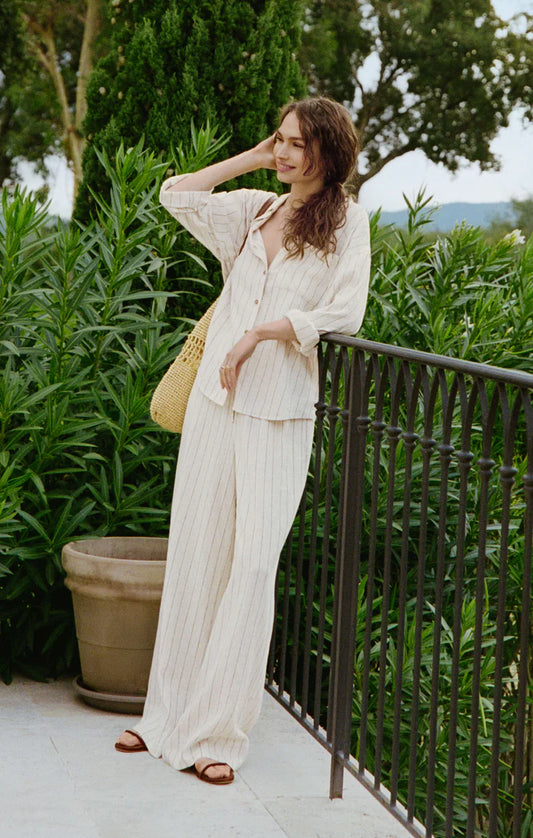Henri Striped Linen Pant