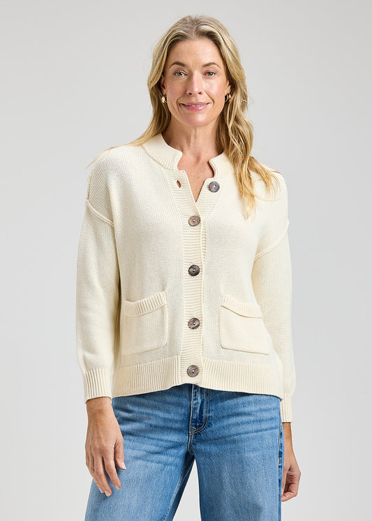 Bowie Cardigan- VANILLA