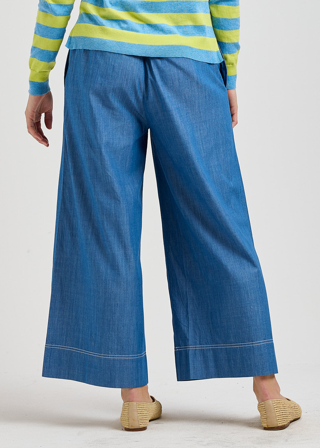 Karina Chambray Denim Pant