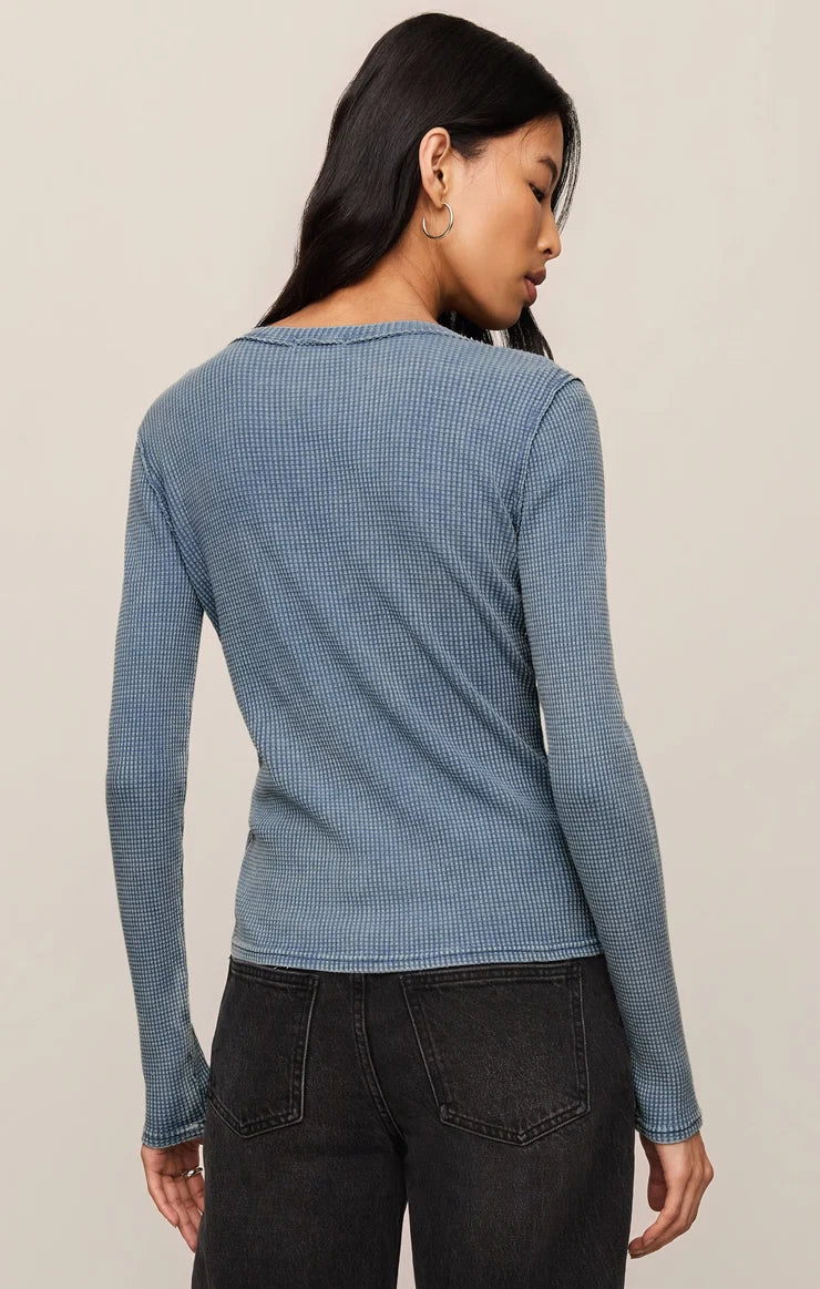 Arlet Waffle Thermal- MINERAL BLUE