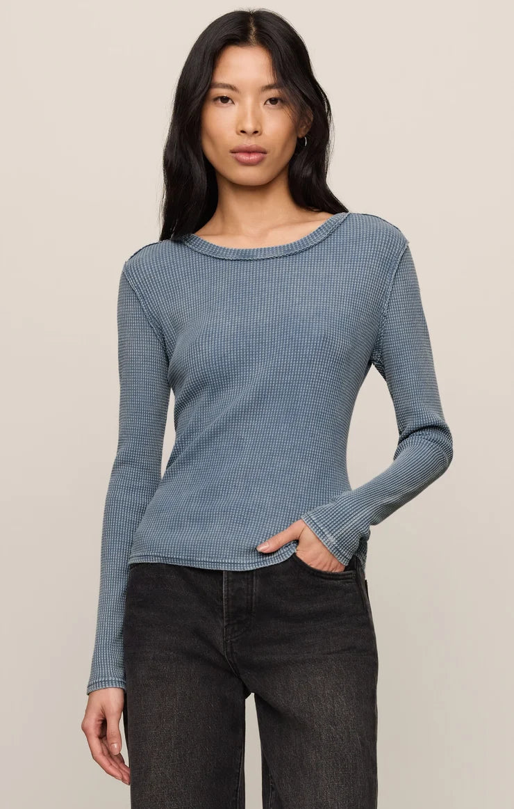 Arlet Waffle Thermal- MINERAL BLUE