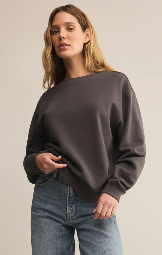Boyfriend Cotton Sweatshirt