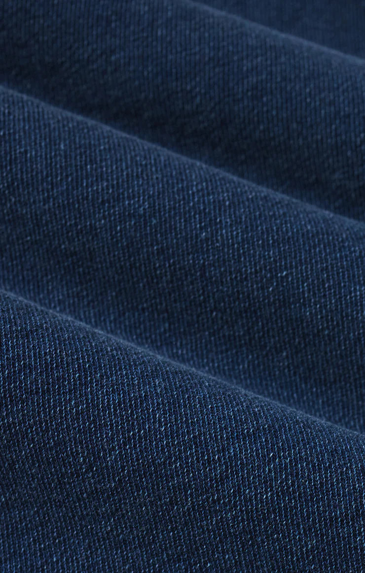 Delphine Knit Denim Sweatshirt