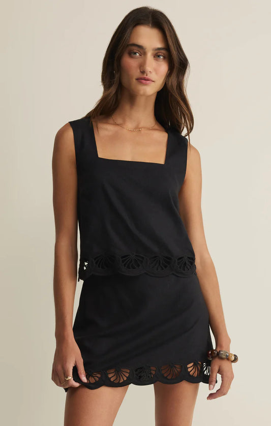Charlene Embroidered Top