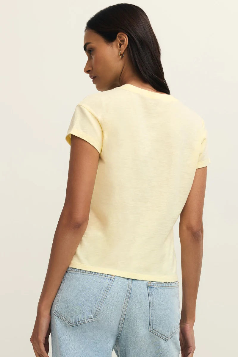 Modern Slub Tee- PINEAPPLE