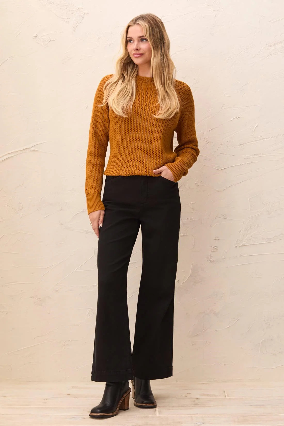 Francine Wide Pull On Pant